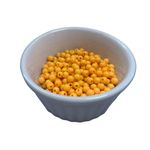 Miçanga Bolinha Leitosa Laranja Abs 6mm 30g - 285 Unidades 