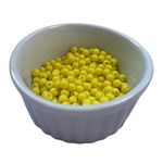 Miçanga Bolinha Leitosa Amarelo Abs 6mm 30g - 285 Unidades