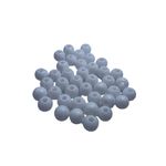 Miçanga Bolinha Leitosa Branco Abs 6mm 30g - 285 Unidades 