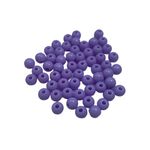 Miçanga Bolinha Leitosa Lilás Abs 6mm 30g - 285 Unidades