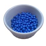 Miçanga Bolinha Leitosa Azul Abs 6mm 30g - 285 Unidades