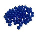 Miçanga Bolinha Leitosa Azul Royal Abs 6mm 30g - 285 Unidades