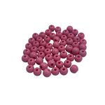 Miçanga Bolinha Leitosa Rosa BB Abs 6mm 30g - 285 Unidades