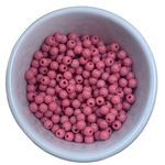 Miçanga Bolinha Leitosa Rosa BB Abs 6mm 30g - 285 Unidades