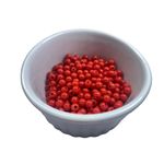 Miçanga Bolinha Leitosa Vermelho Abs 6mm 30g - 285 Unidades
