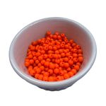 Miçanga Bolinha Leitosa Laranja Neon Abs 6mm 30g - 285 Unidades