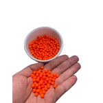 Miçanga Bolinha Leitosa Laranja Neon Abs 6mm 30g - 285 Unidades