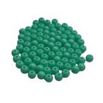 Miçanga Bolinha Leitosa Verde BB Abs 6mm 30g - 285 Unidades
