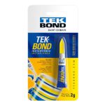 Kit 4 Cola Instantânea 2g Líquida Tekbond Tipo Super Bonder