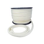 4 Peças Cordão Cru Fio Barbante 6mm 100% Algodão 20m Macramê 