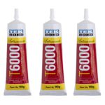 Kit 3 Cola T6000 Permanente Tek Bond 110gr P/ Artesanato