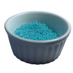 Perolas Pequenas Abs Com Furo 3mm Azul Bebê Artesanato 20 Gramas