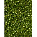 Perolas Pequenas Abs Com Furo 3mm Verde Militar Artesanato 20 Gramas