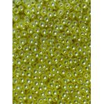 Perolas Pequenas Abs Com Furo 3mm Amarelo Artesanato 20 Gramas