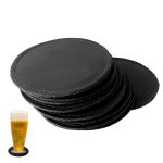 Porta Copo De Mesa Suor Chopp Cerveja Barmat Couro 