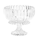 Centro De Mesa Cristal Com Pé Geneva 24 X 20Cm - Wolff