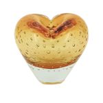 Coração Em Cristal Murano 