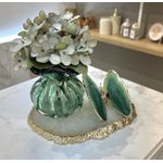 trouxinha tipo murano verde 14 cm 