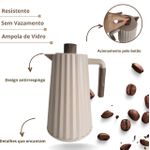 garrafa cor fendi com acabamento marrom 