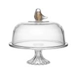 Boleira Birds em cristal 30 cm 