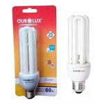 LÂMPADA ELETRÔNICA 3U 25W 127V BRANCA 4040- OUROLUX