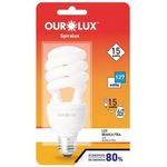 LÂMPADA SPIRALUX 15W 127V BRANCA 4210 - OUROLUX