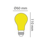 Lampada Led Bulbo A60 9WXAM Biv Anti Inseto