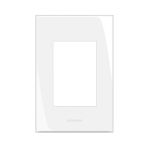 Placa 4x2 para 3 Módulos Branco c/ Supote 85002 - Inova Pró