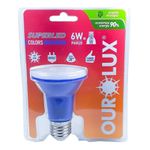 Lâmpada LED PAR20 6W Bivolt AZUL 05475 OUROLUX