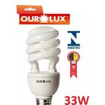 LÂMPADA ESPIRAL 33W 127V BRANCA 4246 - OUROLUX