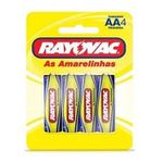 PILHA AA C/4 COMUM RAY-O-VAC - 10842