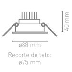 SPOT LED RED 6WXBIVX6500K BLUMENAU 80166004