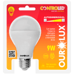 LAMP CONTROLED AUTODIMERIZAVEL 9WXBIV 3000K 20505 OUROLUX
