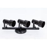TRILHO REF.8106/3 PT 3XE27
