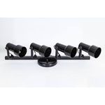 TRILHO REF.8106/4 PT 4XE27