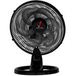 Ventilador Ventura Oscilante de Mesa 50CM Preto Grade Plástica - Ventidelta