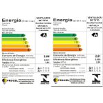 VENT TETO NEW LIGHT C/ LED 6000K 12W BRANCO 127V 383182