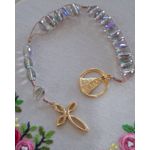 PINGENTE REDONDO VAZADO COM NOSSA SENHORA ML6078 .