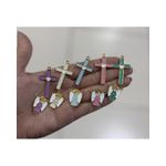 KIT ENTREMEIO E CRUZ INFANTIL OURO ML6075 .