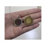 PINGENTE REDONDO COM DETALHE ML7838 .