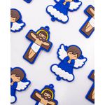 KIT CRUZ E ANJO 50X40MM EMBORRACHADO 689 .