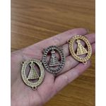 ENTREMEIO OVAL NOSSA SENHORA VAZADO SEM STRASS ML6053 .