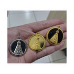 PINGENTE REDONDO NOSSA SENHORA COM RESINA ML6026CR .