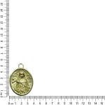 PINGENTE OVAL SANTA RITA GRANDE ML7934.