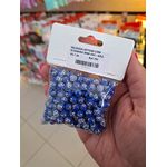 MIÇANGA LEITOSA COM ROSINHAS 8MM 50G 702 .