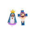 KIT CRUZ E ENTREMEIO NOSSA SENHORA EMBORRACHADO 625 .