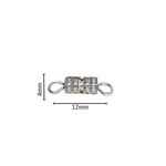 Fecho Rosca c/ Argola 4x12mm Níquel - 10 unidades