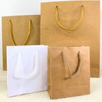 Sacolas de Presente Kraft 9x10cm, 14,5X20cm e 19x23,5cm - 1 Unidade