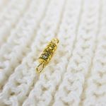 Fecho Rosca c/ Argola 4x12mm Dourado - 10 unidades