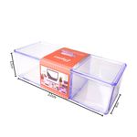Organizador para Cosméticos c/ Divisórias -1 unidade - 22x8x6,5cm